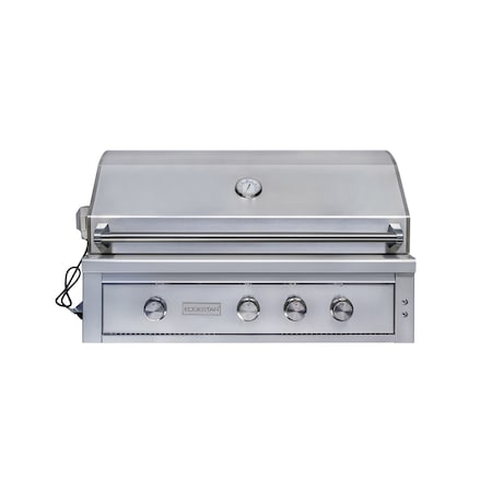 Edgestar 89000 BTU 42 Inch Wide Liquid Propane BuiltIn Grill with Rotisserie and LED Lighting GRL420IBBLP